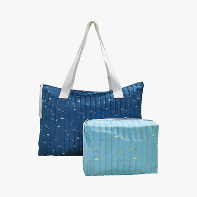 Canvas shopping bag; Multifunctional stylish mom bag