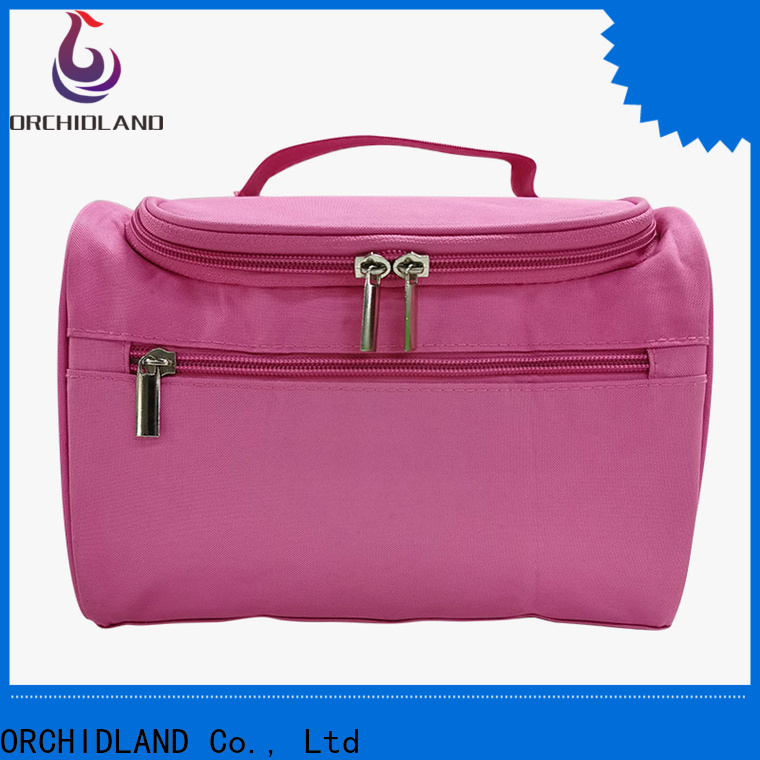 ORCHIDLAND Custom made cosmetics bag vendor for toothbrush carrying