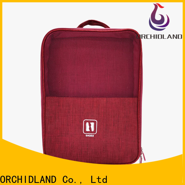 ORCHIDLAND Customized custom logo shoe bags manufacturers for travel