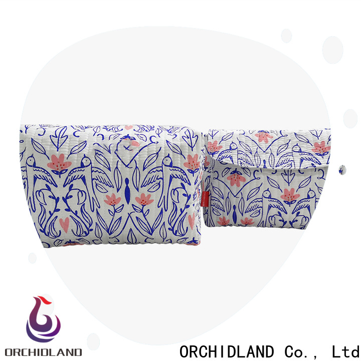 ORCHIDLAND Custom made handbag suppliers for sale for cosmetics carrying
