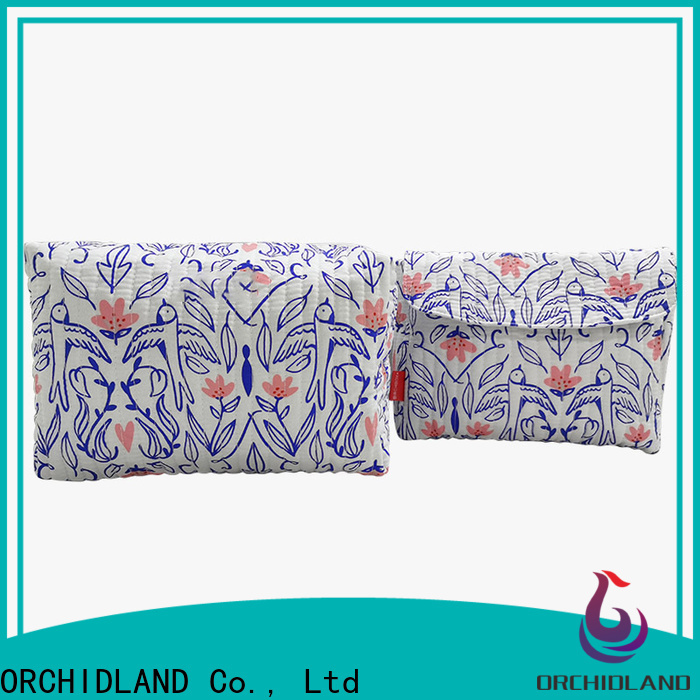 ORCHIDLAND Customized wholesale handbags supply for cosmetics carrying